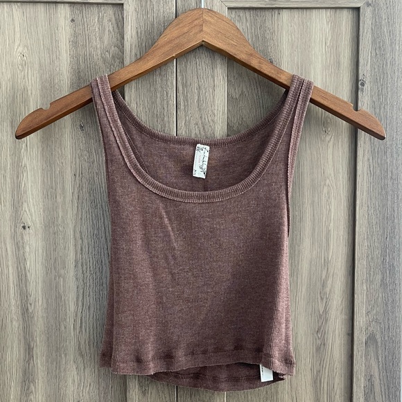 Free People Tops - FREE PEOPLE WE THE FREE CROPPED TANK SMALL